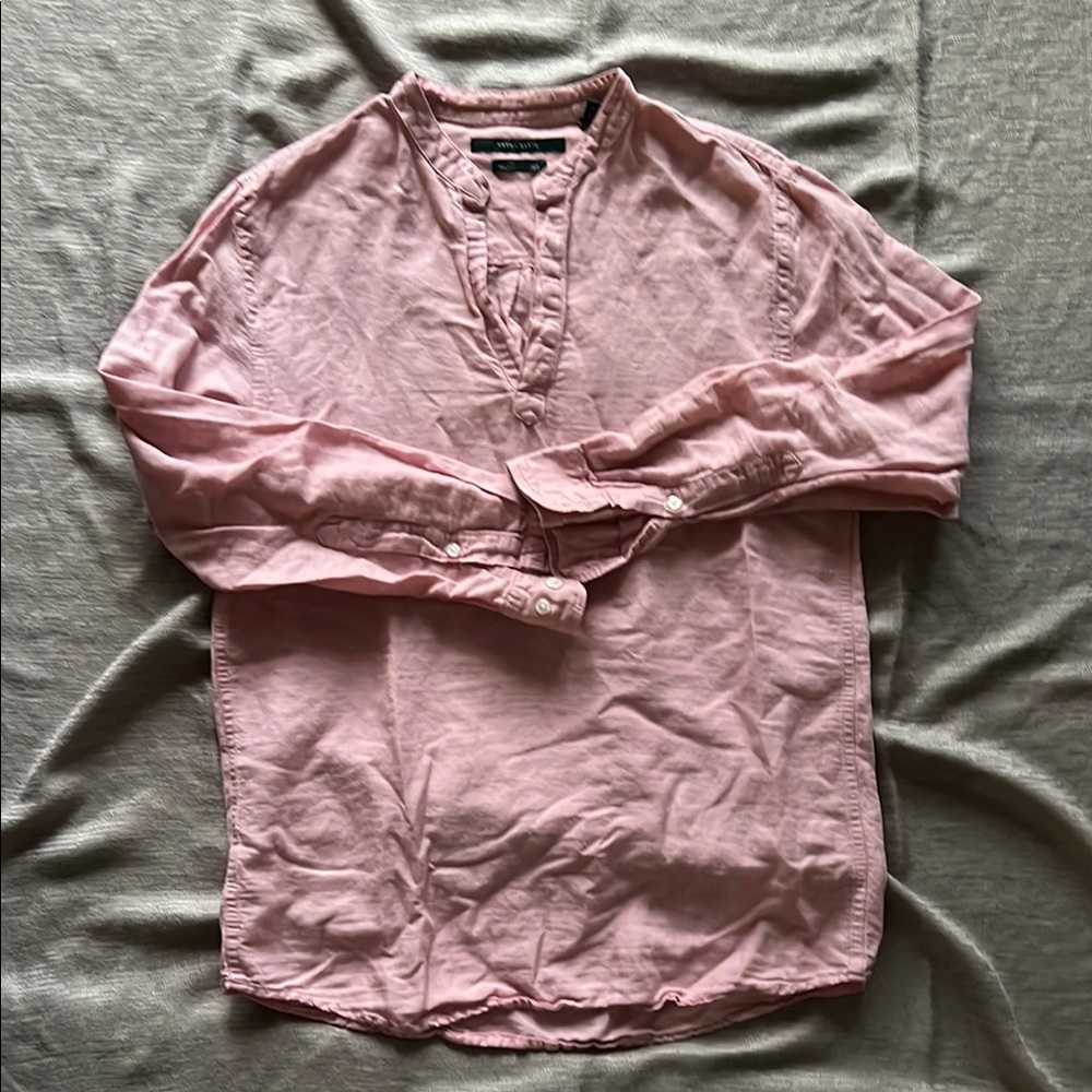 Perry Ellis Pink Long Sleeve Tee